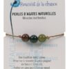 Bracelet de la chance - Perles d'Agates Naturelles