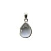 Pendentif argent goutte Cristal de Roche - petit modèle