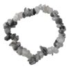 Bracelet Baroque Cristal de roche et Tourmaline noire