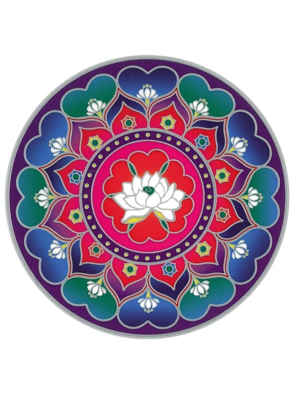 Autocollant attrape-soleil - Mandala 3