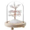 Arbre du Bonheur sous cloche Cristal de Roche