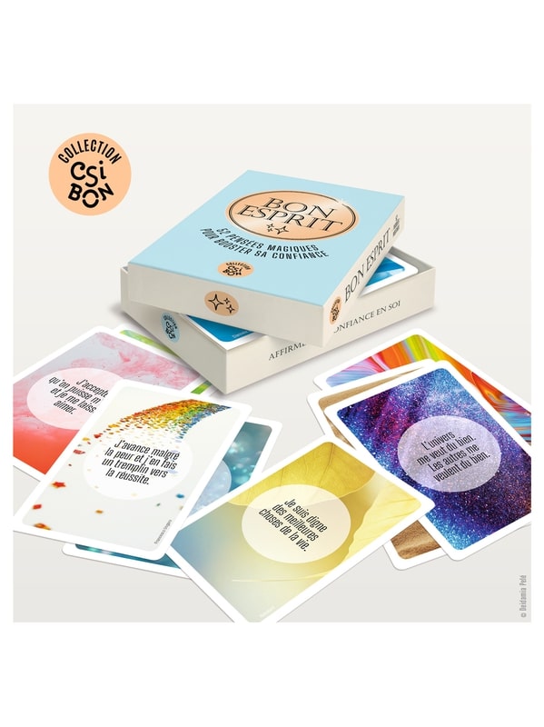 Bon esprit - 52 pensées magiques pour booster sa confiance - Coffret