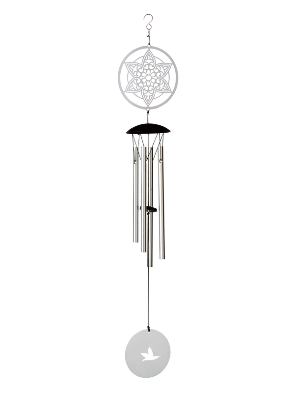 Carillon à vent au motif mandala 46 cm Omsaé
